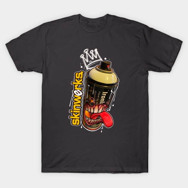 Spray Paint Can/Skinwerks T-Shirt by skinwerks